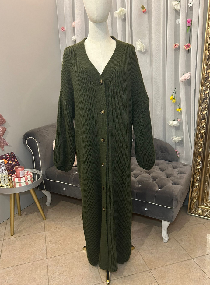 Cardigan DANIA, Khaki - ca. 140 cm