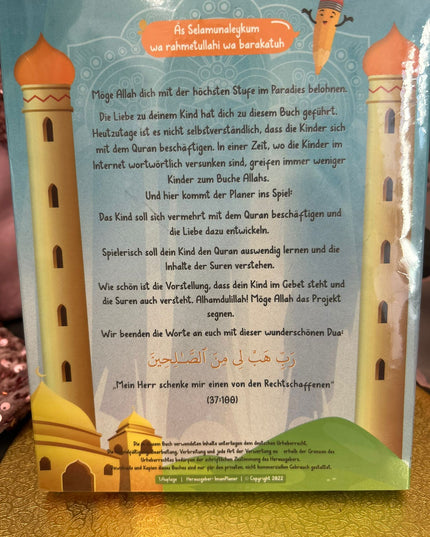 Mein Qur’an Planer – Für Kinder