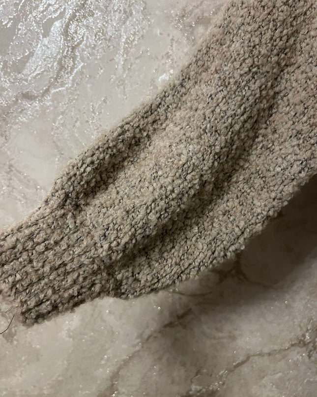 Strickkleid mit Knöpfen