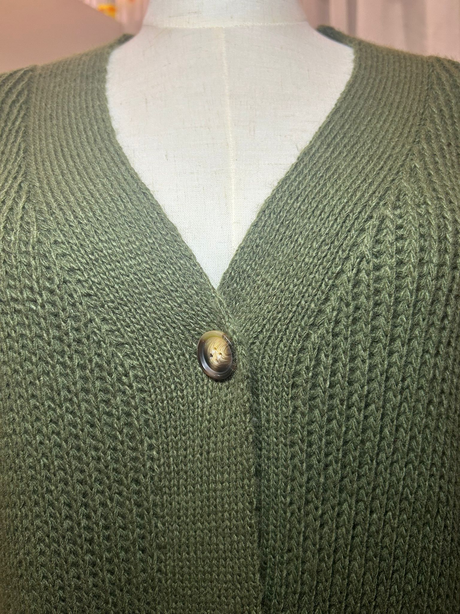 Cardigan DANIA, Khaki - ca. 140 cm