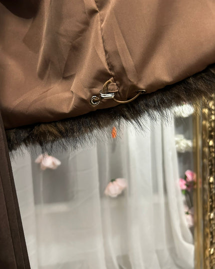 Luxury Soft-Fur Jacke I Marroni