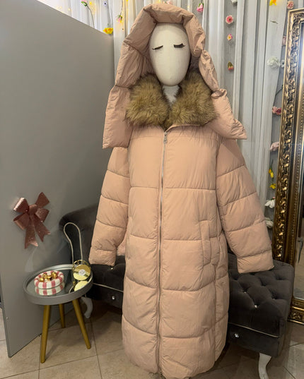 Hochwertige Winterjacke mit Fellbesatz