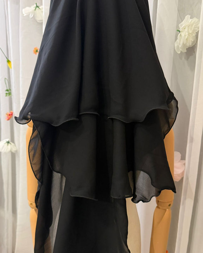 Königsniqab-Dreilagig