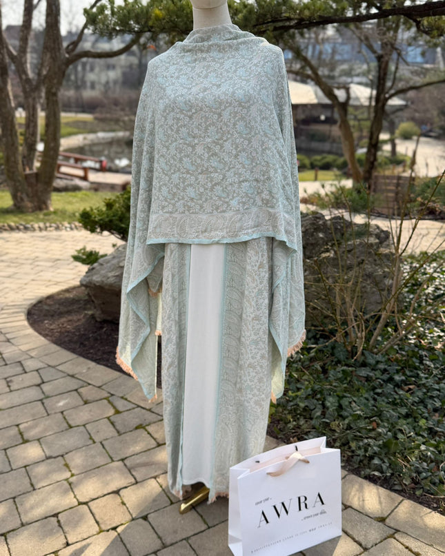 Pashmina Mint / 145 cm lang
