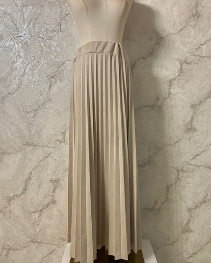 Plissee-Rock aus hochwertigem Velours