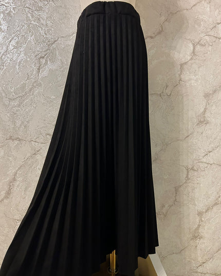 Plissee-Rock aus hochwertigem Velours