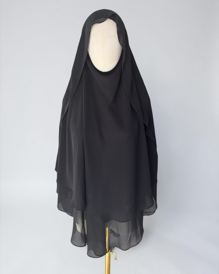 Hafsa | MIDI - Khimar mit Klappe