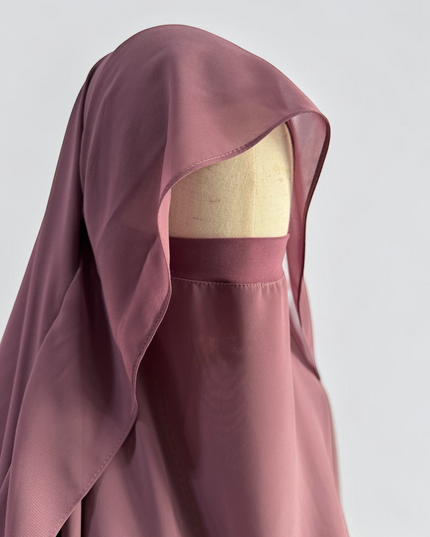 Hafsa | Maxi-Khimar mit Klappe
