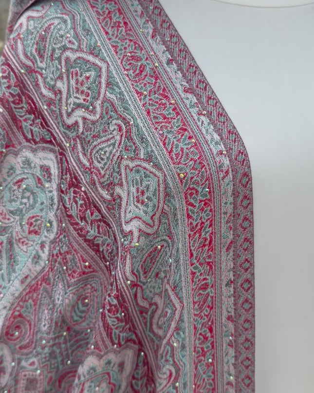 Ruby Mint Pashmina
