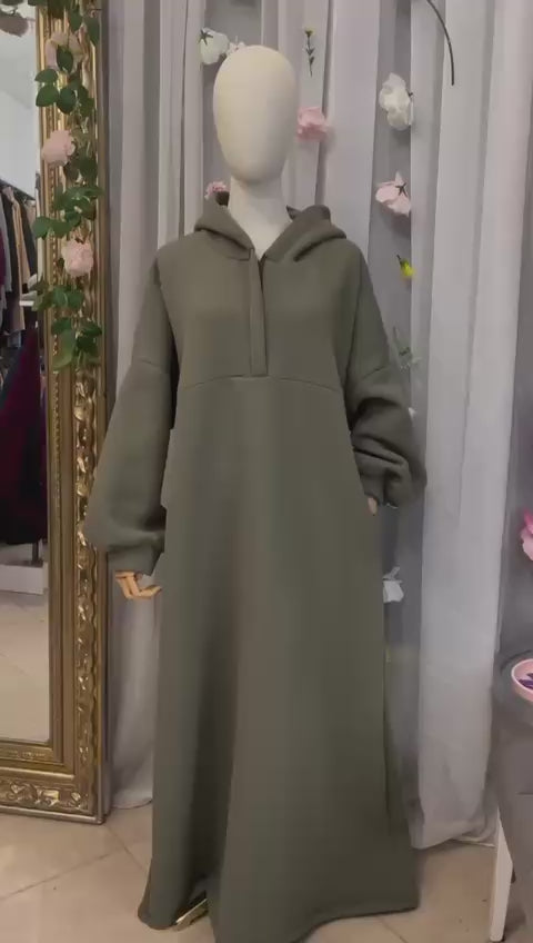 Thermo-Hoodie Abaya * 135 cm