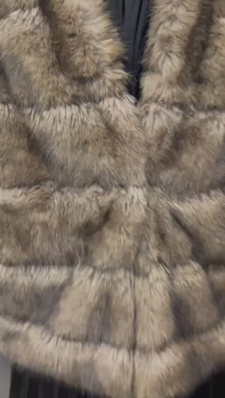Luxury Soft-Fur Jacke I  Camello