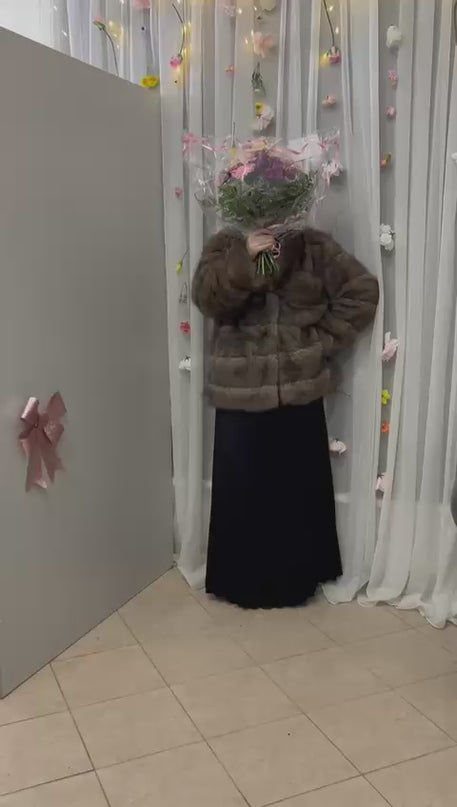 Luxury Soft-Fur Jacke I  Camello